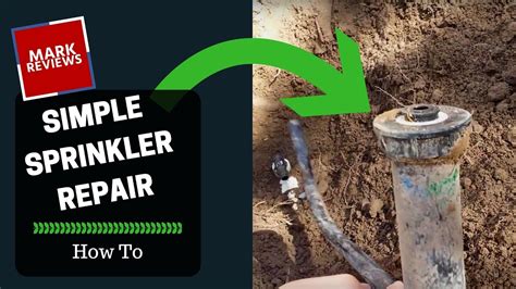 sprinkler leaking from riser|How to Repair a Sprinkler